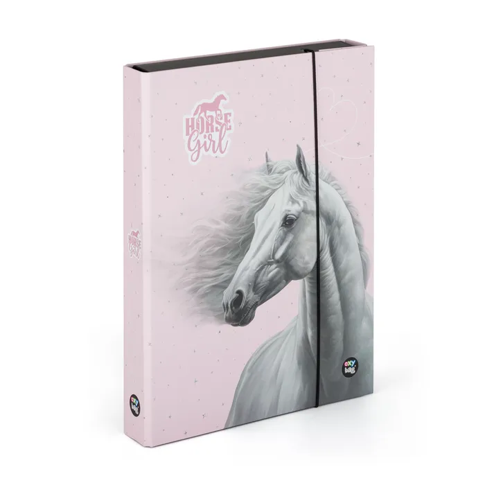 Główne zdjęcie produktu Box na sešity A4 Jumbo kůň romantic