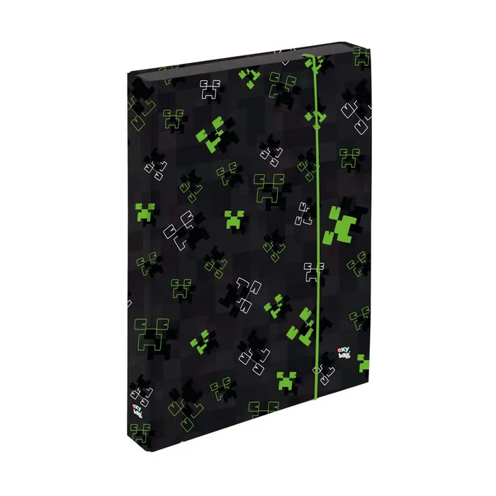 Główne zdjęcie produktu Box na sešity A4 Jumbo OXY NEXT Green Cube