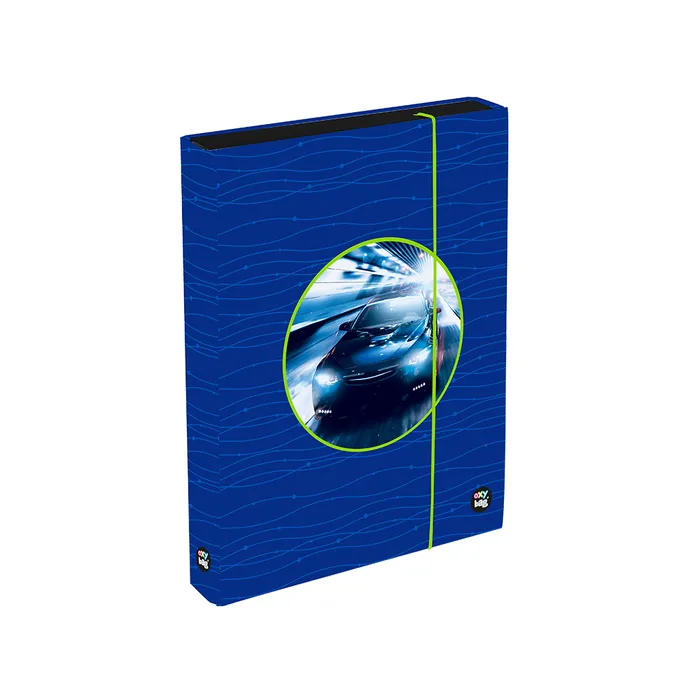 Główne zdjęcie produktu Box na sešity A4 Jumbo OXY Sherpy Blue