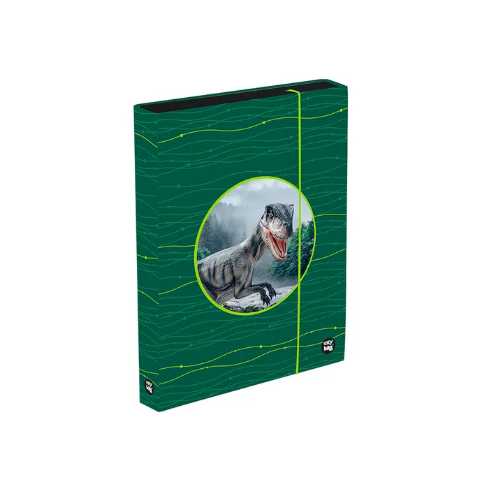 Główne zdjęcie produktu Box na sešity A4 Jumbo OXY Sherpy Green