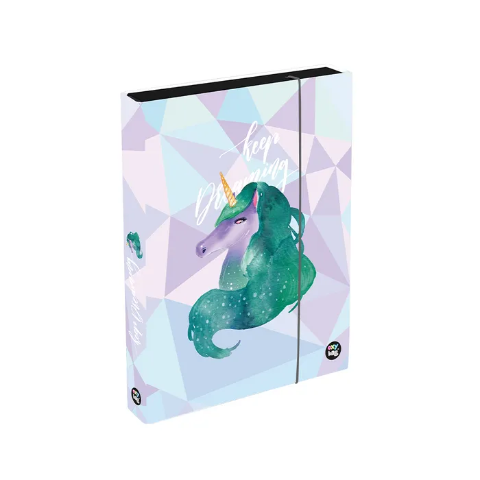 Główne zdjęcie produktu Box na sešity A4 Jumbo OXY Sherpy Unicorn