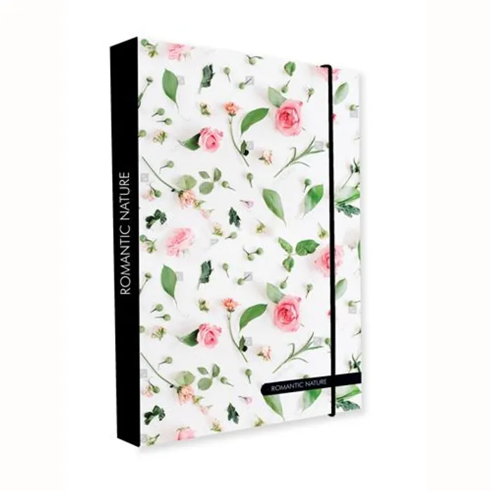 Główne zdjęcie produktu Box na sešity A4 Jumbo Romantic Nature Rose