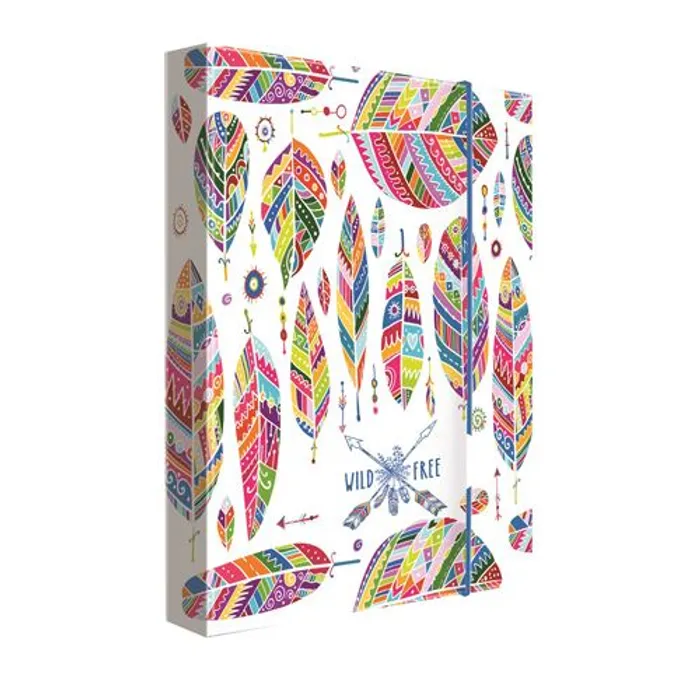 Główne zdjęcie produktu Box na sešity A4 Jumbo Wild Free