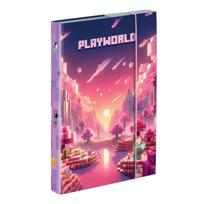 Główne zdjęcie produktu Box na sešity A4 Playworld Girl