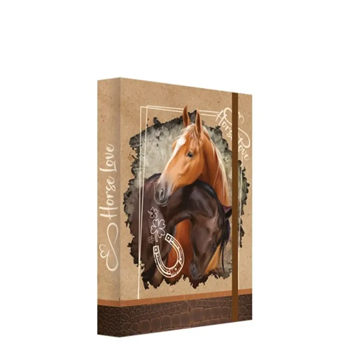 Główne zdjęcie produktu Box na sešity A5 Jumbo Horse Love