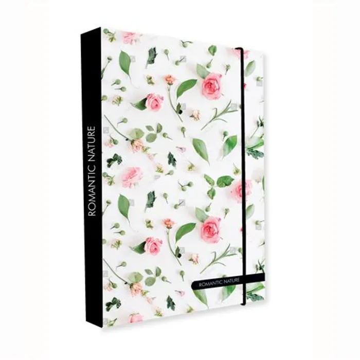 Główne zdjęcie produktu Box na sešity A5 Jumbo Romantic Nature Rose