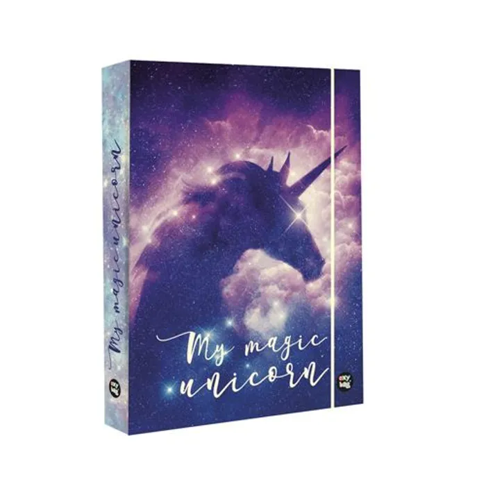 Główne zdjęcie produktu Box na sešity A5 Jumbo Unicorn Dream