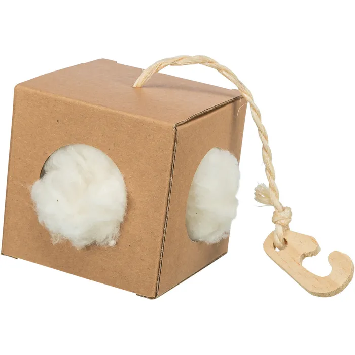 Główne zdjęcie produktu Box s hnízdícím materiálem, 9x9x9 cm/ 6g, karton/kapok