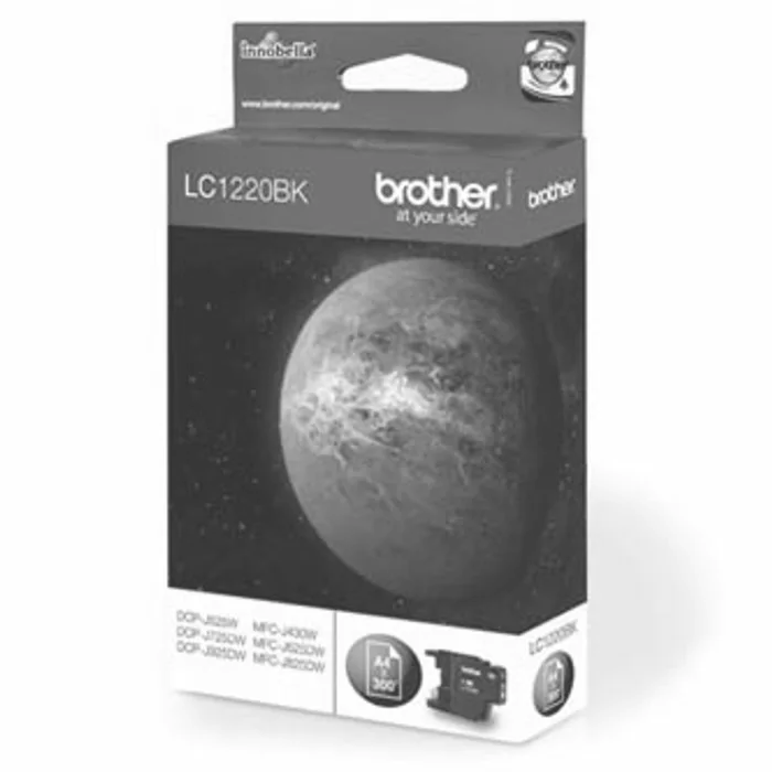 Główne zdjęcie produktu Brother originální ink LC-1220BK, black, 300str., Brother DCP-J925 DW