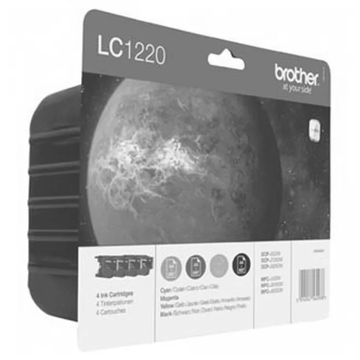 Główne zdjęcie produktu Brother originální ink LC-1220VALBP, CMYK, 4x300str., Brother DCP-J925 DW