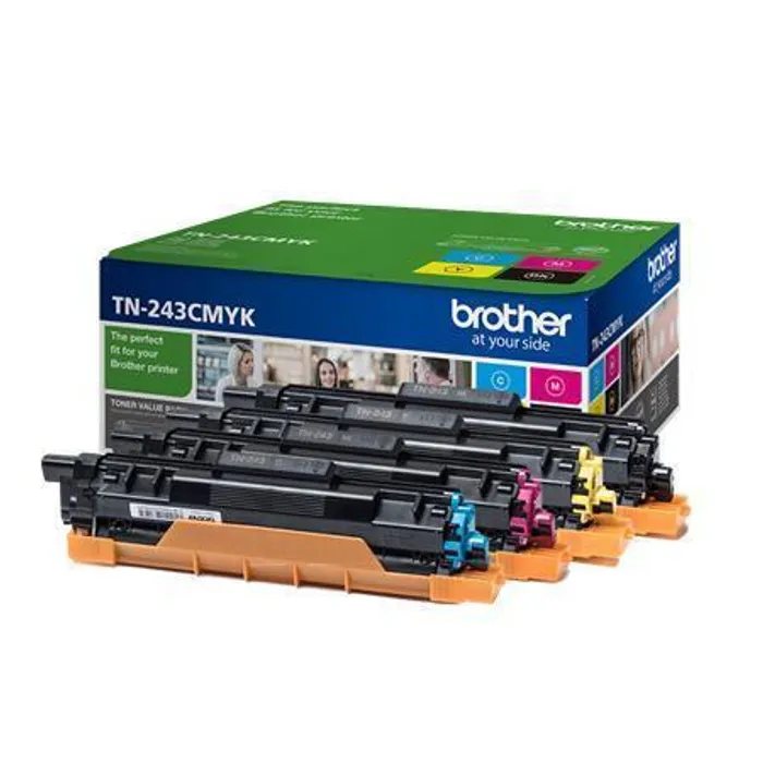 Główne zdjęcie produktu Brother originální toner TN243CMYK, CMYK, 1000str., Brother DCP-L3500, MFC-L3730, MFC-L37