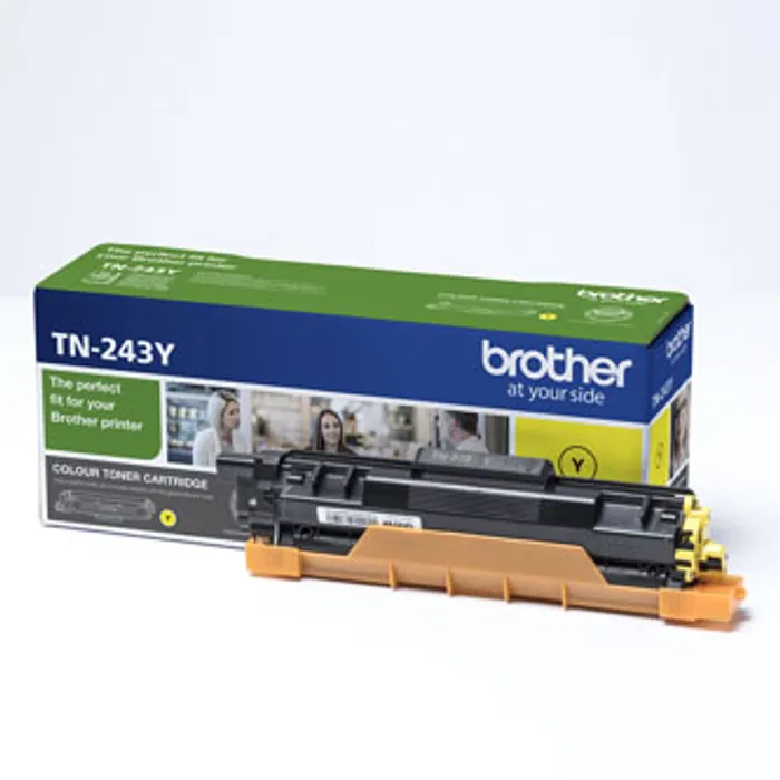Główne zdjęcie produktu Brother originální toner TN243Y, yellow, 1000str., Brother DCP-L3500, MFC-L3730, MFC-L374