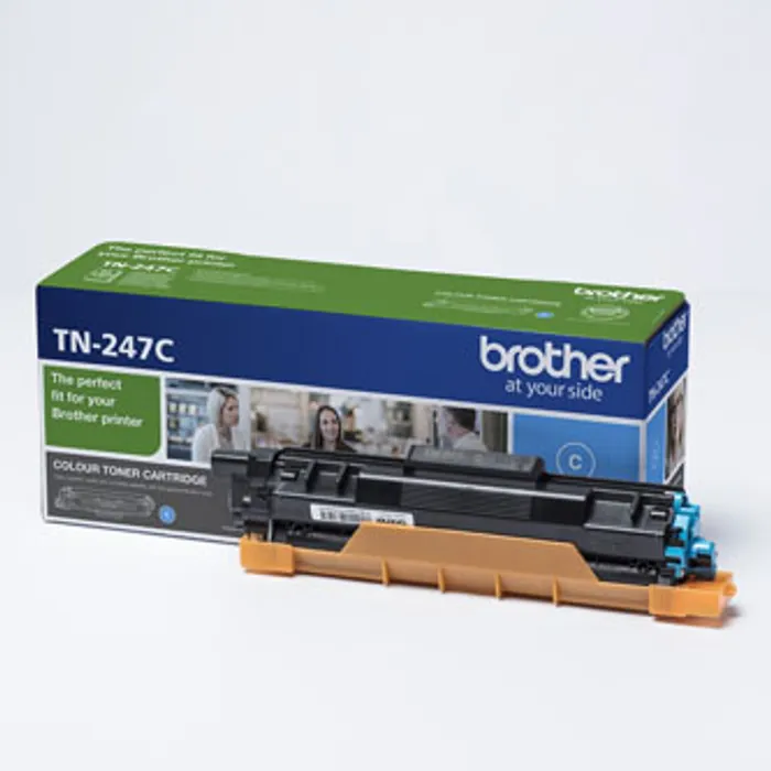 Główne zdjęcie produktu Brother originální toner TN247C, cyan, 2300str., Brother DCP-L3510CDW, DCP-L3550CDW, HL-L