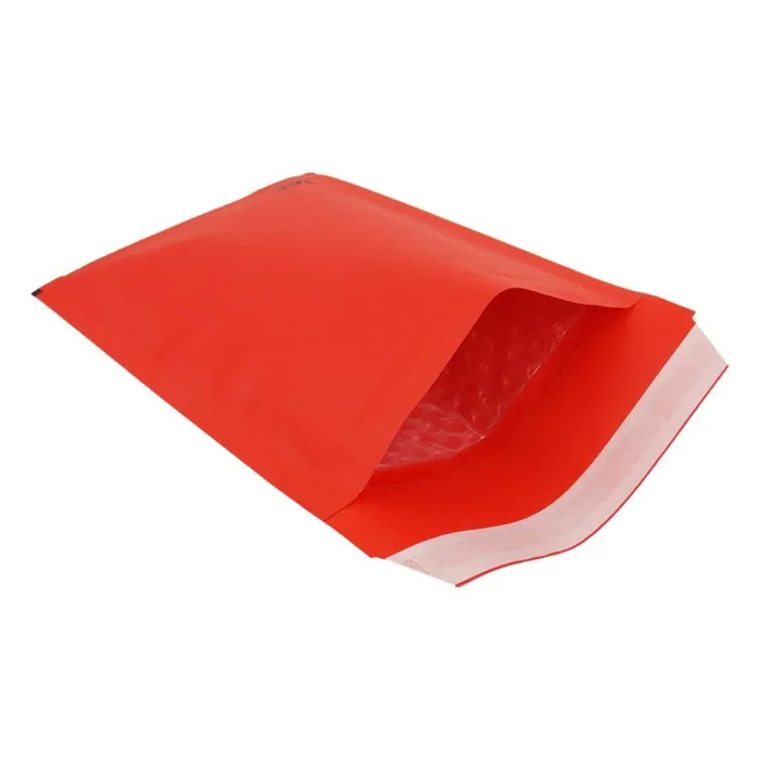 Główne zdjęcie produktu Bublinková protinárazová obálka D-14 180 x 265 mm červená [1 ks]