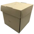 Burger box (PAP FSC Mix) rozkładany tłuszczoodporny kraft 120 x 120 x 100 mm [100 szt]