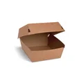 Burger box (PAP) kraft 115 x 115 x 78 mm [100 szt]