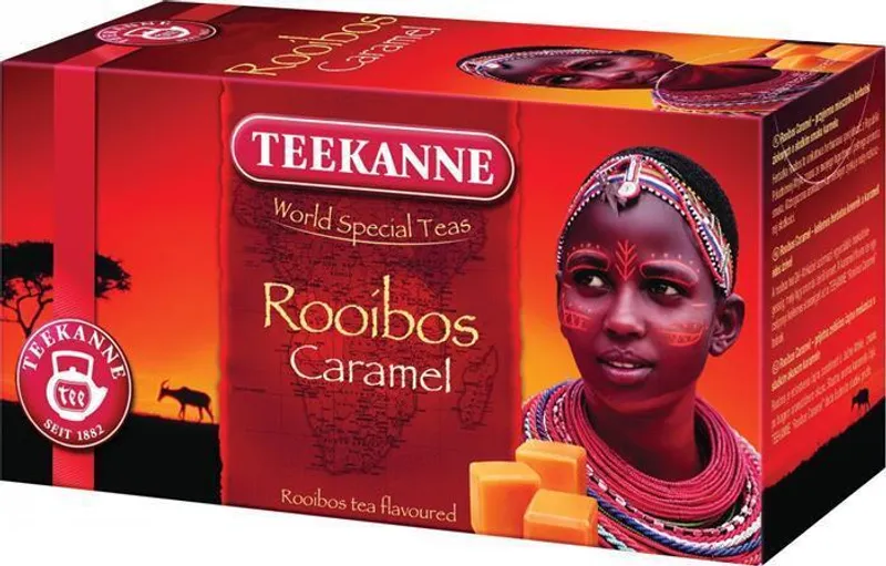 Główne zdjęcie produktu Bylinný čaj "Rooibos Caramel", karamel, 20x1,75g, TEEKANNE