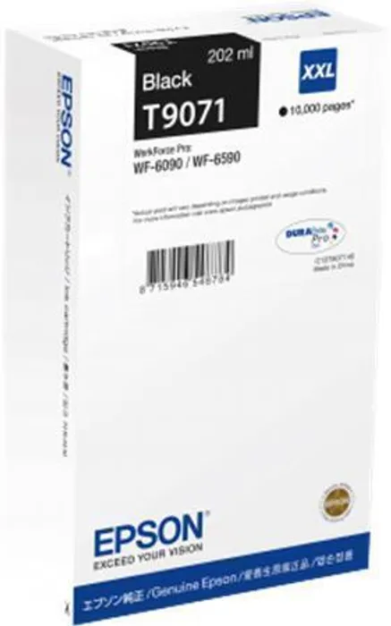 Główne zdjęcie produktu C13T907140 Inkjet cart. pro WF-6090, WF-6590 tiskárny, EPSON černá, 10tis.stran