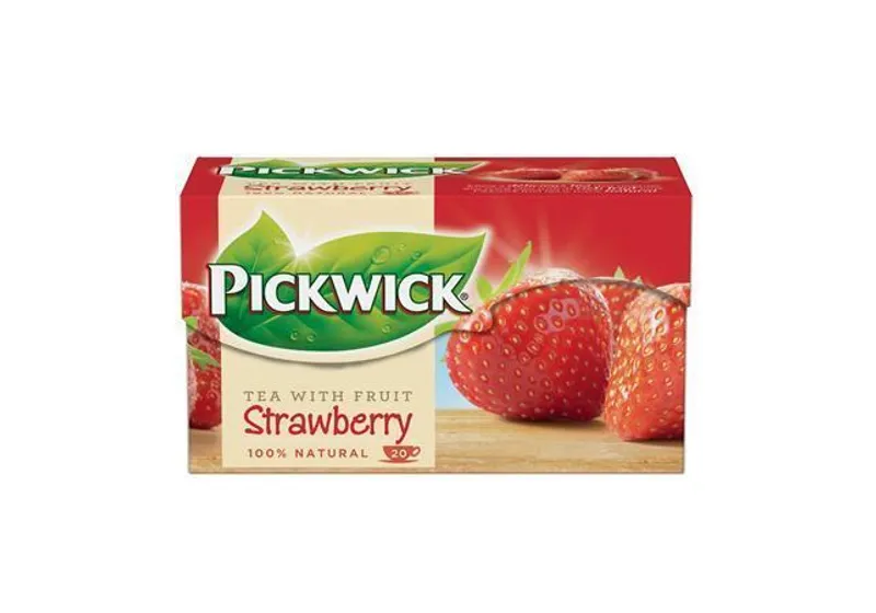 Główne zdjęcie produktu Čaj, černý, 20x1,5 g, PICKWICK, jahoda