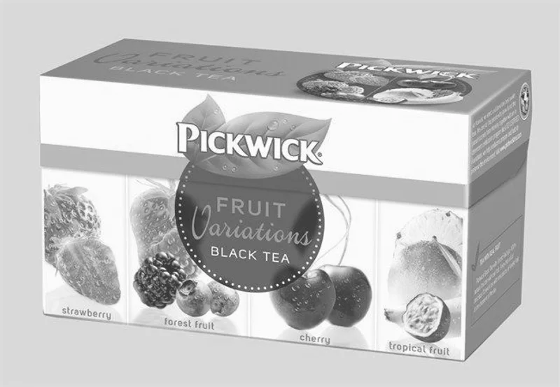 Główne zdjęcie produktu Čaj, černý, 20x1,5 g, PICKWICK "Variace", jahody, lesní ovoce, kyselá třešeň, tropické ovo