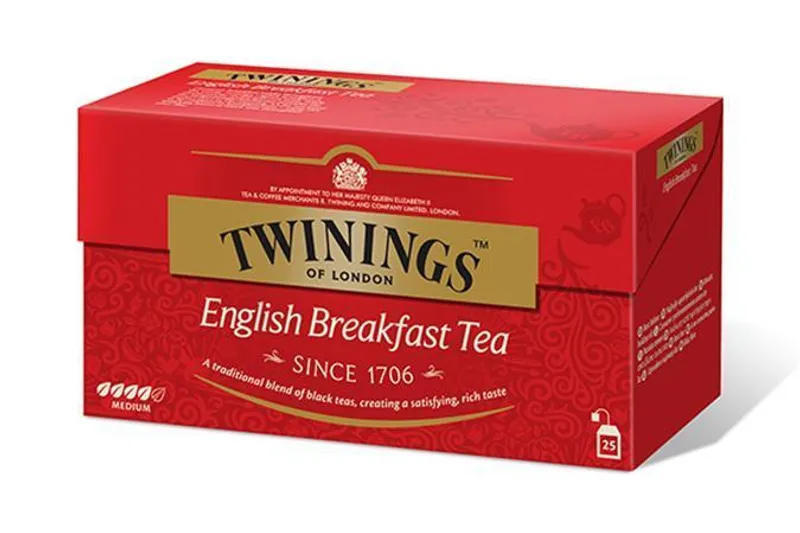 Główne zdjęcie produktu Čaj, černý, 25x2 g, TWININGS "English Breakfast"