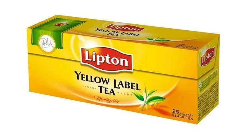 Główne zdjęcie produktu Čaj, černý, 25x2 g, TWININGS "Yellow label"
