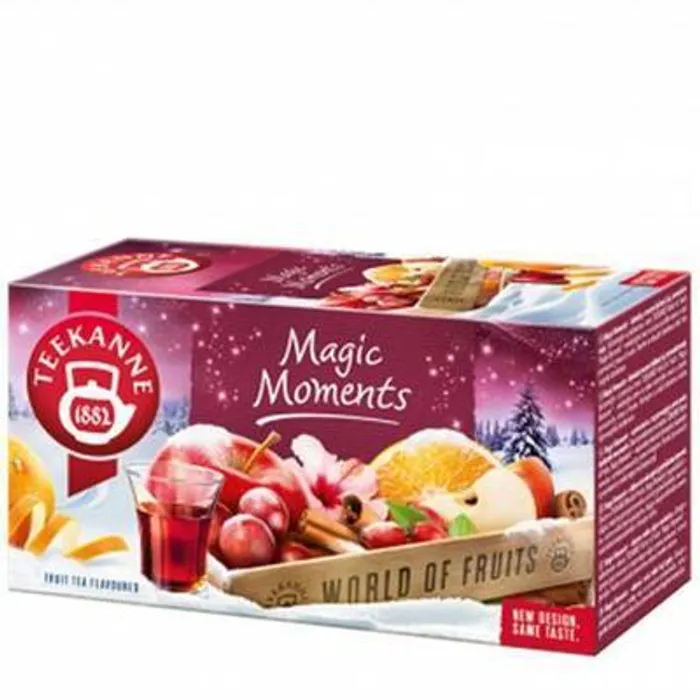Główne zdjęcie produktu Čaj ovocný, 20x2,5 g, TEEKANNE, "Magic moments"