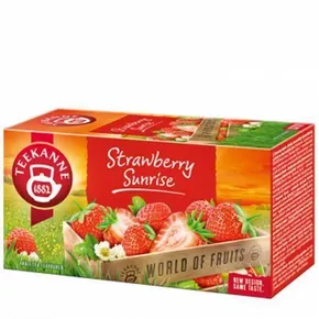Herbata owocowa 20x2,5g TEEKANNE Strawberry Sunrise, truskawka