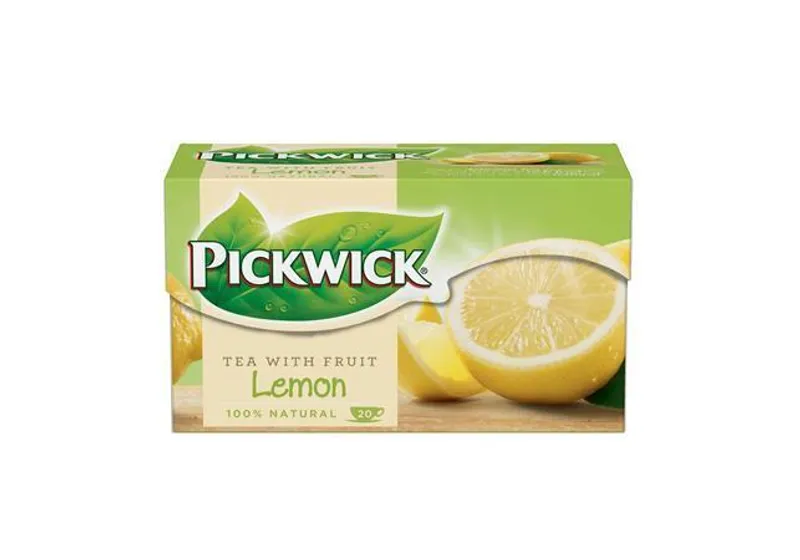 Główne zdjęcie produktu Čaj, zelený, 20x2 g, PICKWICK, citrón