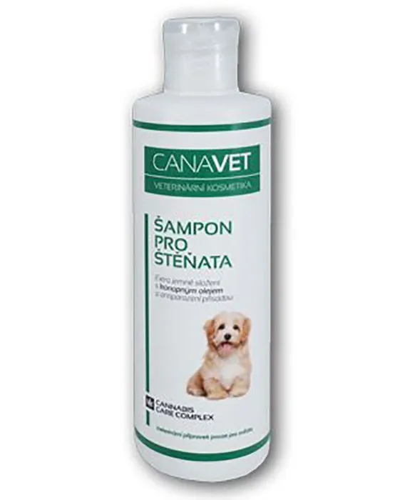 Główne zdjęcie produktu CANAVET šampon pro štěňata s antipar.přísadou Canabis 250 ml