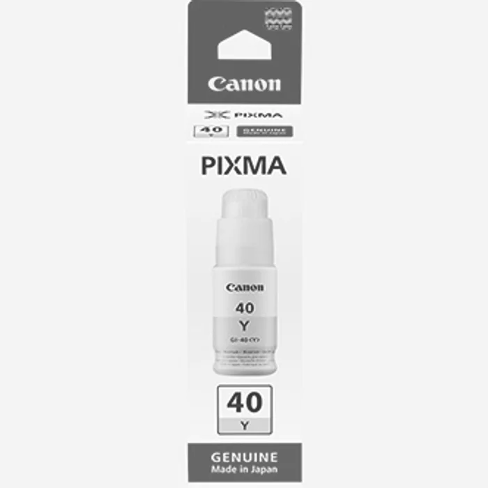 Główne zdjęcie produktu Canon originální ink 3402C001, yellow, 7700str., 70ml, GI-40 Y, Canon PIXMA G5040,G6040