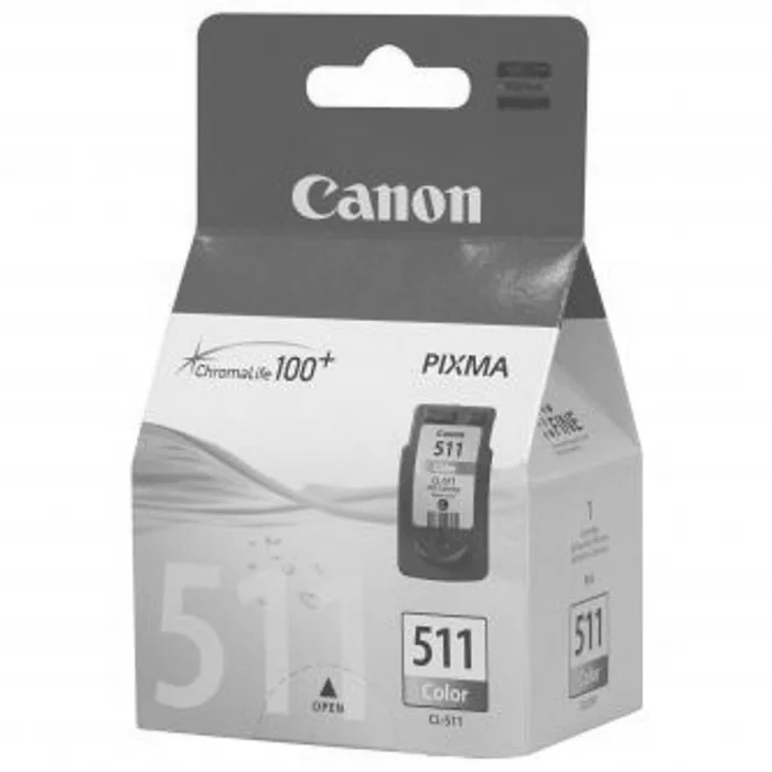 Główne zdjęcie produktu Canon originální ink CL511, color, 245str., 9ml, 2972B001, Canon MP240, MP 258, MP260