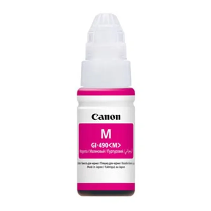 Główne zdjęcie produktu Canon originální ink GI-490 M, magenta, 7000str., 70ml, 0665C001, Canon PIXMA G1400, G240