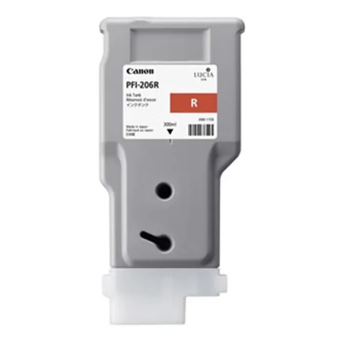 Główne zdjęcie produktu Canon originální ink PFI-206R, red, 300ml, 5309B001, Canon iPF-6400,iPF-6450
