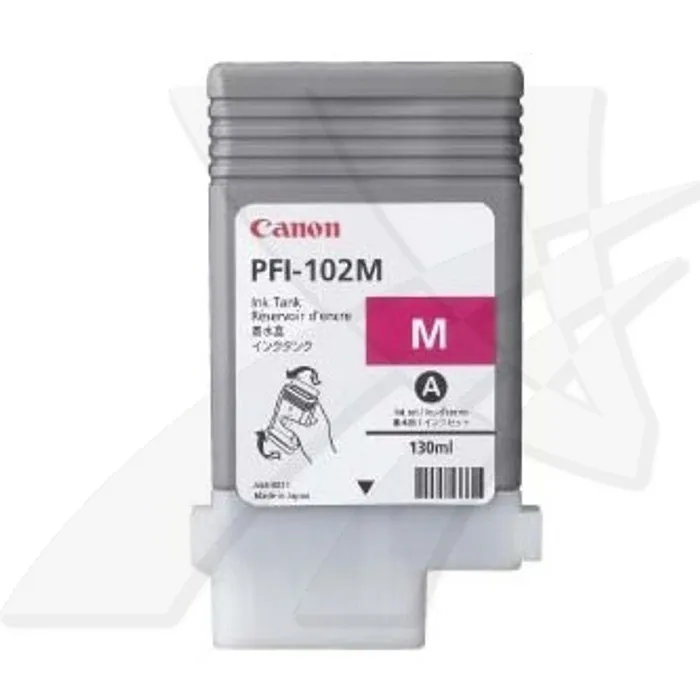 Główne zdjęcie produktu Canon originální ink PFI102M, magenta, 130ml, 0897B001, Canon iPF-500, 600, 700