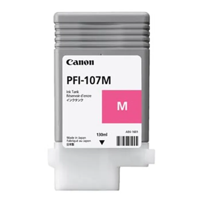 Główne zdjęcie produktu Canon originální ink PFI107M, magenta, 130ml, 6707B001, Canon iPF-680, 685, 780, 785