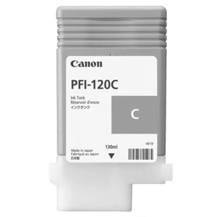 Główne zdjęcie produktu Canon originální ink PFI120C, cyan, 130ml, 2886C001, Canon TM-200, 205, 300, 305