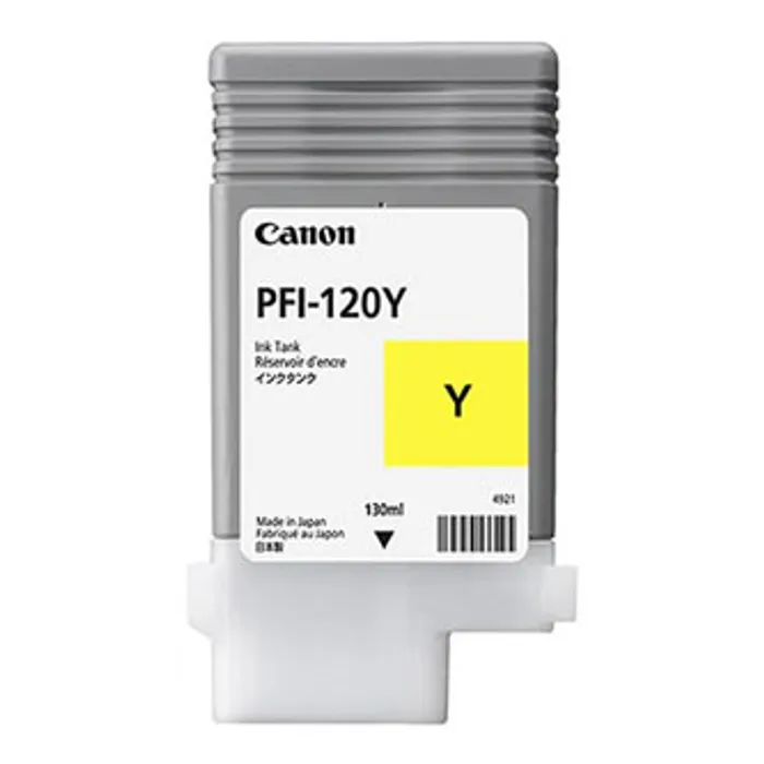 Główne zdjęcie produktu Canon originální ink PFI120Y, yellow, 130ml, 2888C001, Canon TM-200, 205, 300, 305