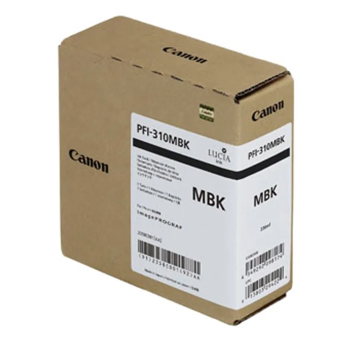 Główne zdjęcie produktu Canon originální ink PFI310MBK, matte black, 330ml, 2358C001, Canon TX-2000, TX-3000, TX-