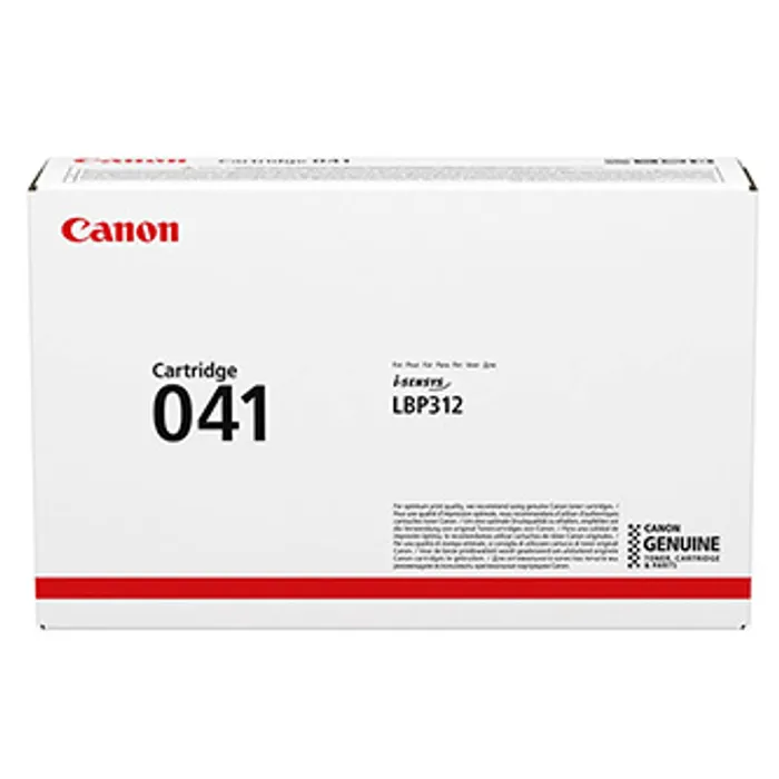 Główne zdjęcie produktu Canon originální toner 041BK, black, 10000str., 0452C002, Canon i-SENSYS LBP312x, i-SENSY