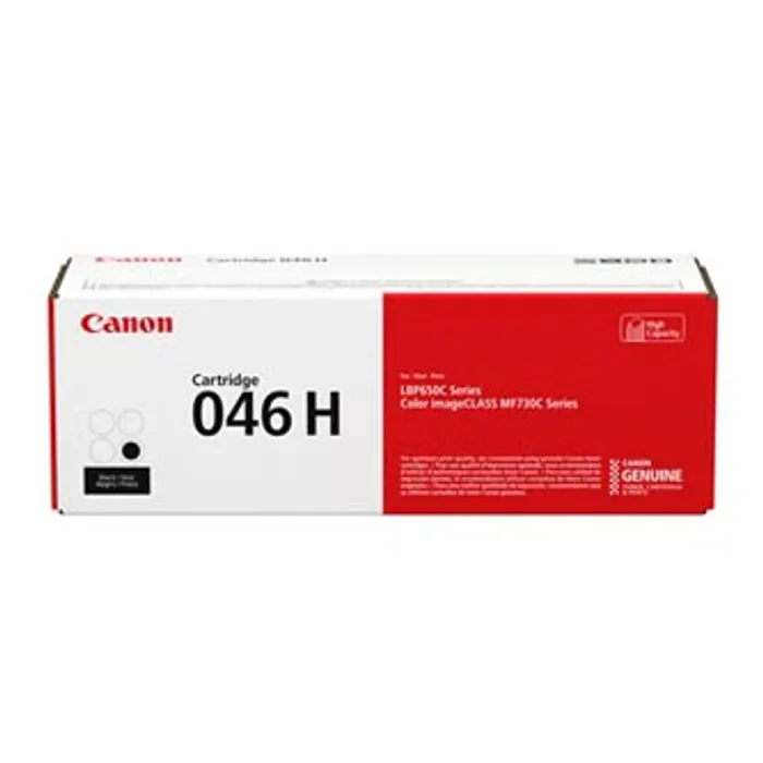 Główne zdjęcie produktu Canon originální toner 046HBK, black, 6300str., 1254C002, high capacity, Canon LBP654Cx,