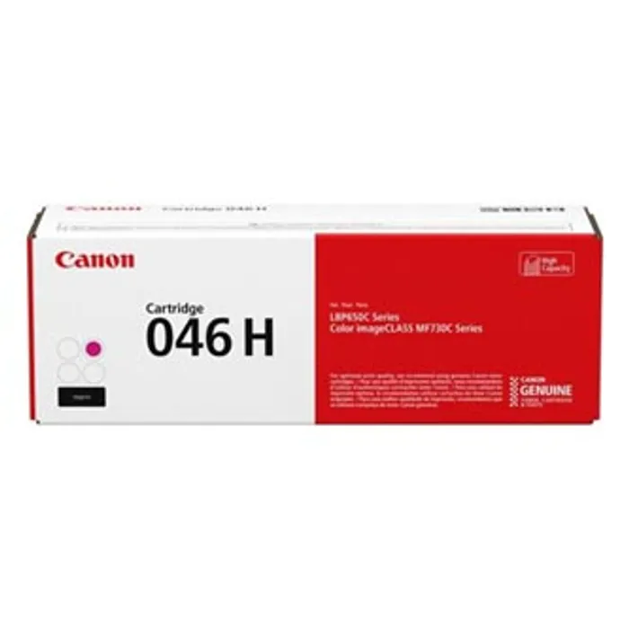 Główne zdjęcie produktu Canon originální toner 046HM, magenta, 5000str., 1252C002, high capacity, Canon LBP654Cx,