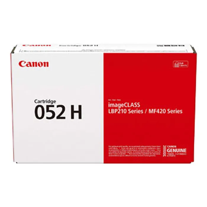 Główne zdjęcie produktu Canon originální toner 052H, black, 9200str., 2200C002, high capacity, Canon LBP212dw,214