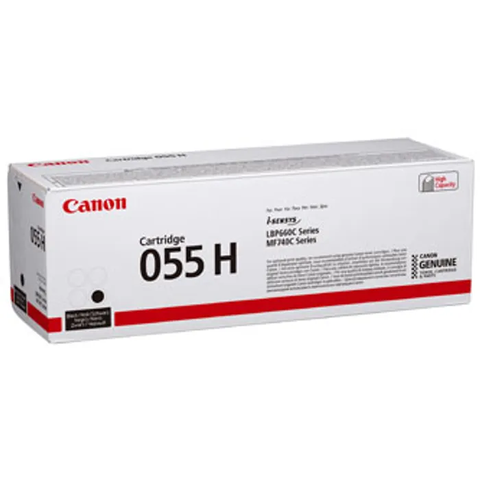 Główne zdjęcie produktu Canon originální toner 055H, black, 7600str., 3020C002, high capacity, Canon MF742Cdw, MF