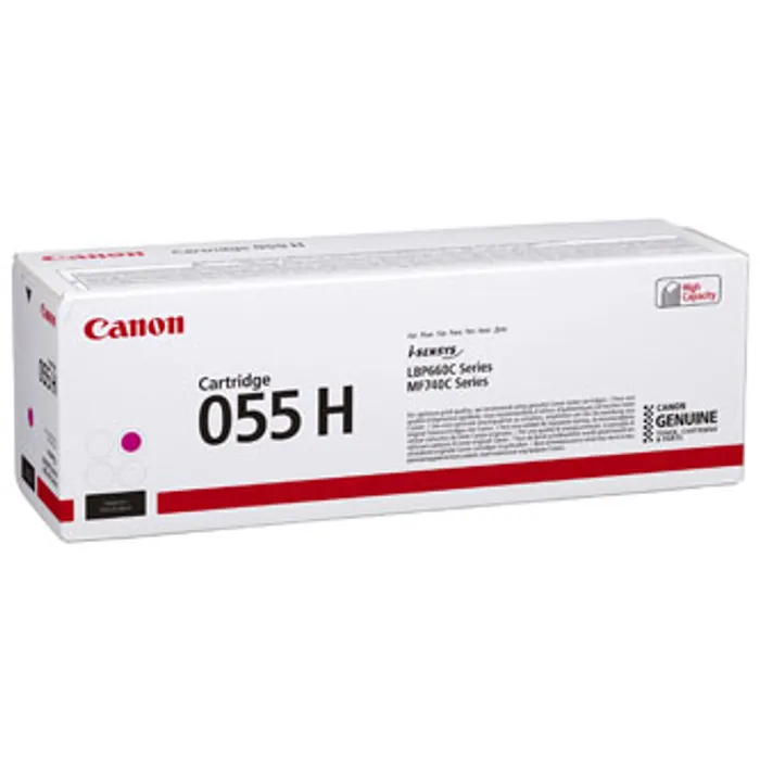 Główne zdjęcie produktu Canon originální toner 055MH, magenta, 5900str., 3018C002, high capacity, Canon MF742Cdw,