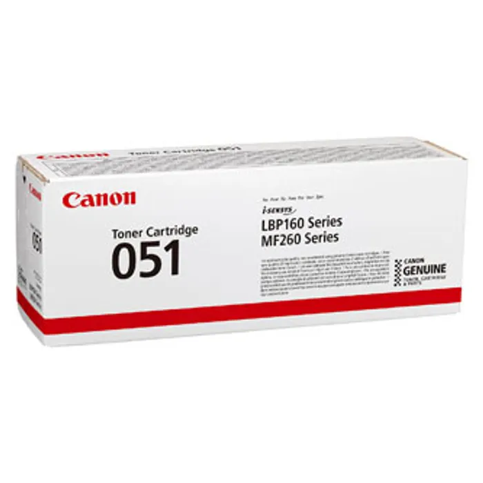 Główne zdjęcie produktu Canon originální toner CRG051, black, 1700str., 2168C002, Canon LBP162dw, MF269dw, MF267d