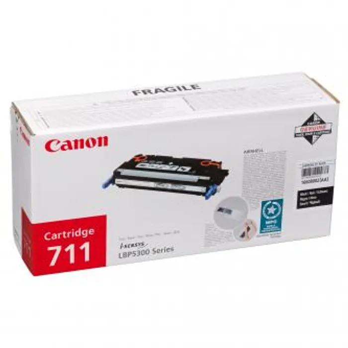 Główne zdjęcie produktu Canon originální toner CRG711, black, 6000str., 1660B002, Canon LBP-5300, O