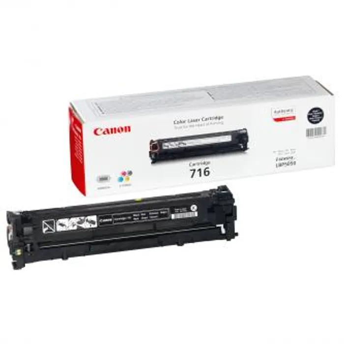 Główne zdjęcie produktu Canon originální toner CRG716, black, 2300str., 1980B002, Canon LBP-5050, 5050n, MF-8050,