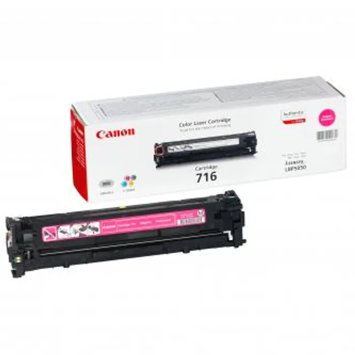 Główne zdjęcie produktu Canon originální toner CRG716, magenta, 1500str., 1978B002, Canon LBP-5050, 5050n, MF-805