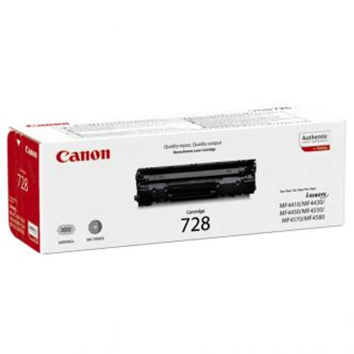 Główne zdjęcie produktu Canon originální toner CRG728, black, 2100str., 3500B002, Canon MF-4410, 4430, 4450, 4550